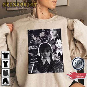 Wednesday Addams Jenna Ortega Retro Vintage Sweatshirt