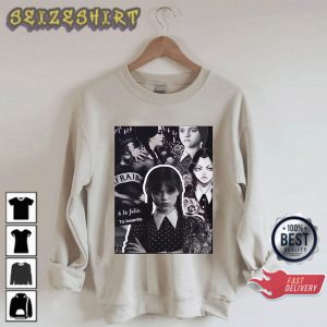 Wednesday Addams Jenna Ortega Retro Vintage Sweatshirt