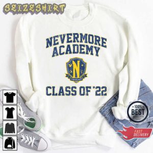 Wednesday Addams Nevermore Academy Class Of 22 Sweatshirt