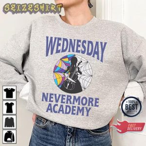 Wednesday Addams Nevermore Academy New 2022 Netflix Series Sweatshirt