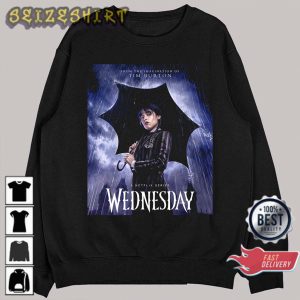 Wednesday Addams New Netflix Series 2022 jenna Ortega Sweatshirt