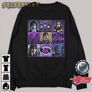 Wednesday And Her Favourite Places Addams Movie 2022 Sweatshirt