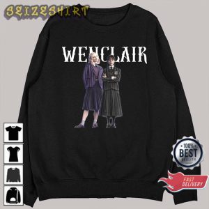 Wenclair Enid And Wednesday Addams Series Netflix 2022 Sweatshirt