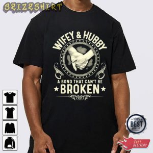 Wifey And Hubby Gift For Wife T-Shirt Graphic Tee