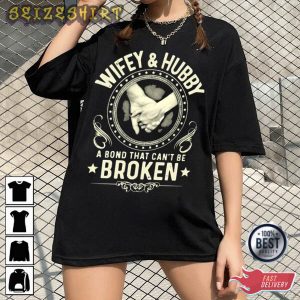 Wifey And Hubby Gift For Wife T-Shirt Graphic Tee