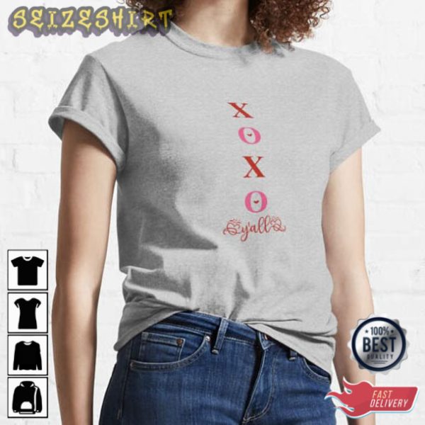 Xoxo Hug And Kiss Valentine Day Gift T-Shirt