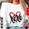 Xoxo Women Valentines Day Vintage Heart Unisex Graphic Sweatshirt