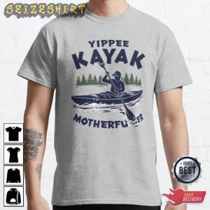 Yippee Kayak Canoeing T-Shirt Design