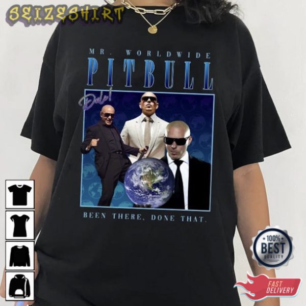 iHeartRadio Jingle Ball Shirt For Fan Pitbull rapper