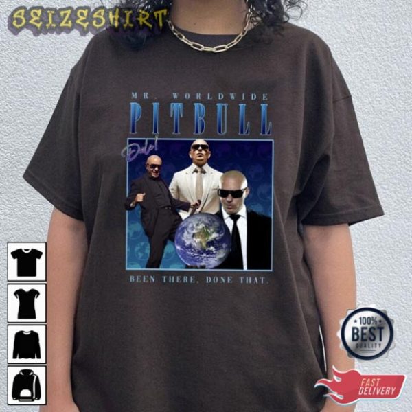 iHeartRadio Jingle Ball Shirt For Fan Pitbull rapper