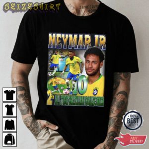 Neymar Jr Brazil World Cup Qatar 2022 T-shirt