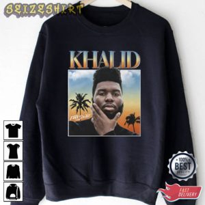 Khalid R&B star Vintage Jingle Ball T-shirt