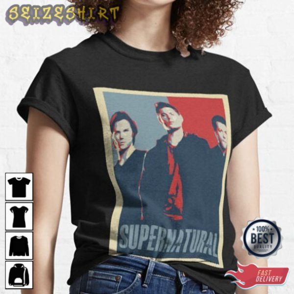 Best Supernatural Tv Show Vintage T-shirt Design