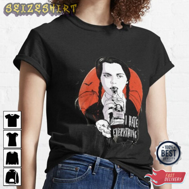 Wednesday Addams The Addams Family Unisex T-shirt Design