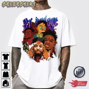 21 Savage Rapper Music Trendy T-Shirt