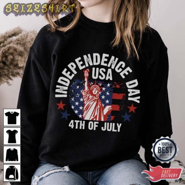 Independence Day USA T shirt Design