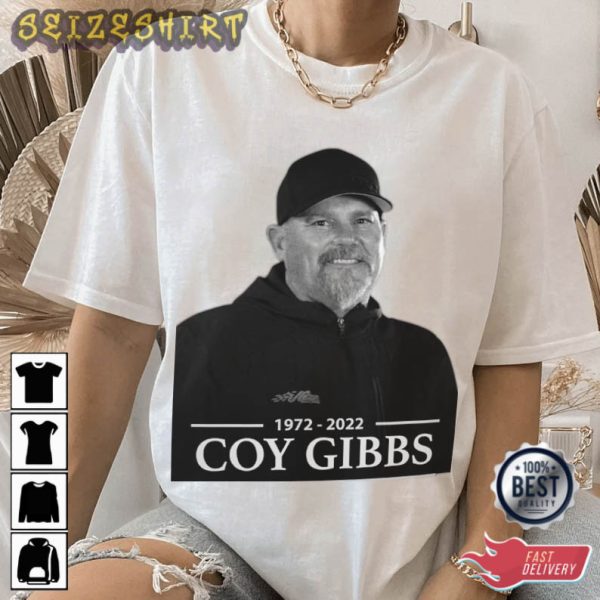 Coy Gibbs RIP Joe Gibbs Racing T-Shirt