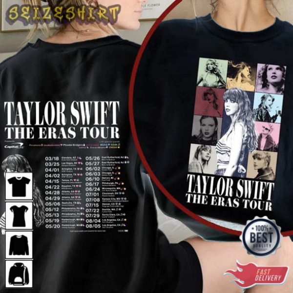 Hot the Eras Tour Midnight Swiftie T-shirt