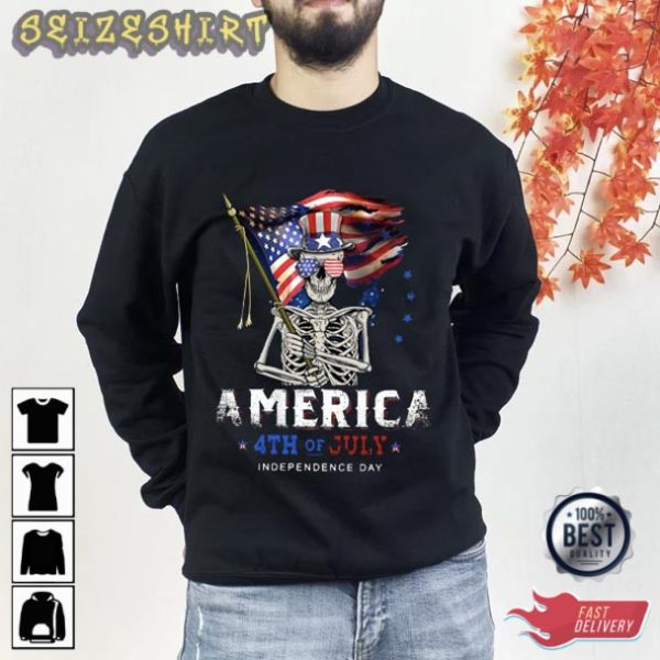 America 4th Of July Indenpendence Day T-Shirt