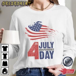 4th Of July Independence Day Unisex Cotton Tee