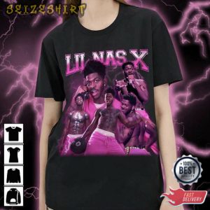 Lil Nas X Tour 2022 Nasx Montero Pink T-shirt