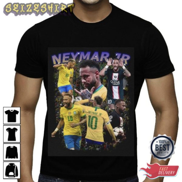 Brazilian Soccer Star Neymar Vintage Shirt