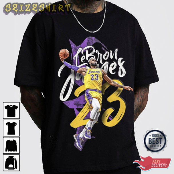 Lebron James T-Shirt Laker Vintage 90s Basketball Lakers T-shirt Sizes S -  2XL