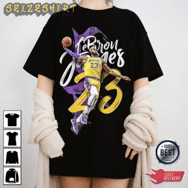 Vintage Lebron James Lakers Bootleg T-shirt