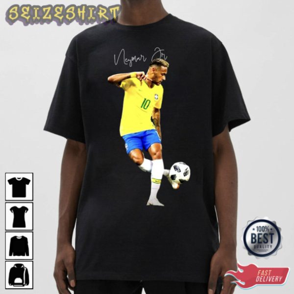Neymar Jr 2022 World Cup Shirt Football Gifts