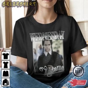 Vintage Wednesday Addams Movie 2022 T-shirt Design