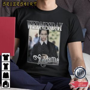 Vintage Wednesday Addams Movie 2022 T-shirt Design