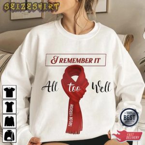 All Too Well Romance Film Short Taylor's Fan Gift T-Shirt