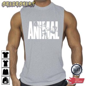 Animal Gym Multicolor T-Shirt Tank Top