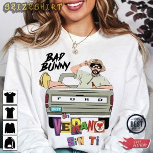 Bad Bunny Concert Album Un Verano Sin Ti T-Shirt