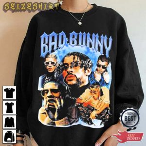 World’s Hottest Tour Bad Bunny Concert T-Shirt Design