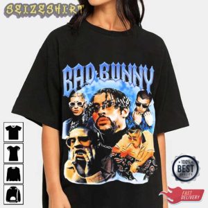 World's Hottest Tour Bad Bunny Concert T-Shirt Design