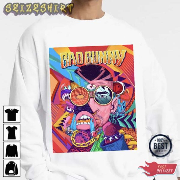 Bad Bunny World’s Hottest Tour Gift For Fan T-Shirt Design