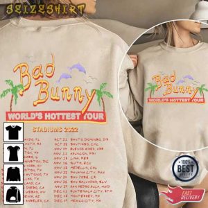 Bad Bunny World’s Hottest Tour Stadiums T-Shirt