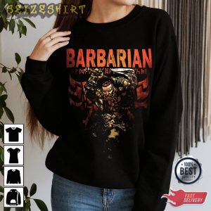 Barbarian Unique T-Shirt Design Graphic Tee