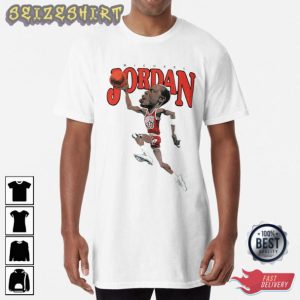 Basketball Michael Jordan Dunk Draw T-Shirt