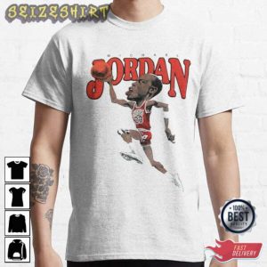 Basketball Michael Jordan Dunk Draw T-Shirt