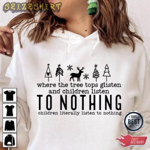 Best Quotes About Christmas Printed T-Shirt