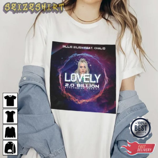 Billie Eilish Lovely Song Music Trendy T-Shirt