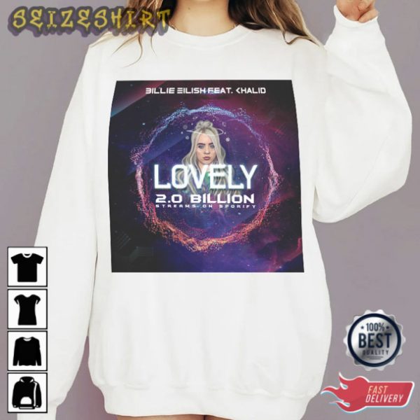 Billie Eilish Lovely Song Music Trendy T-Shirt