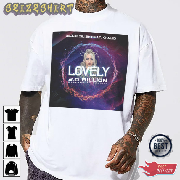 Billie Eilish Lovely Song Music Trendy T-Shirt