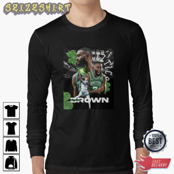 Boston Celtics Jaylen Brown Basketball T-Shirt Design