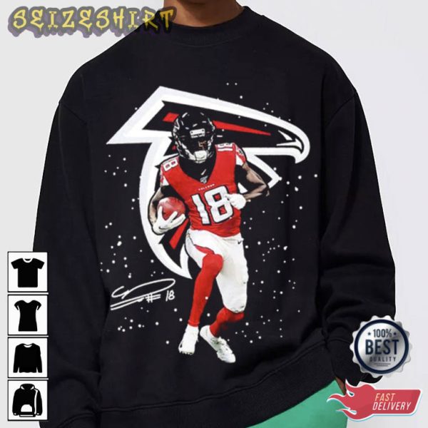 Calvin Ridley Number 18 T-Shirt Graphic Tee