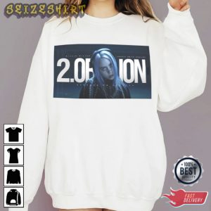 Congratulations Billie Eilish's Lovely Album Gets 2 Million Streams T-Shirt