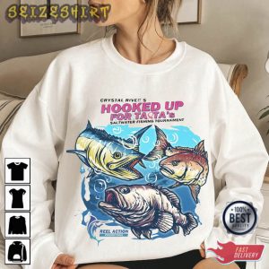 Crystal Rivers Hooked Up Fishing T-Shirt