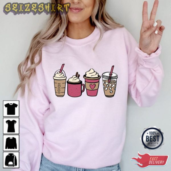 Cup of Love Drinks Valentine Day T-Shirt
